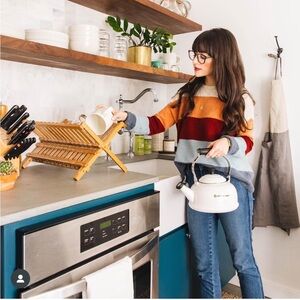 Madewell Striped Colorblock Sweater, Small